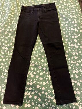 AG Prima Cigarette ankle jeans, black, size 26